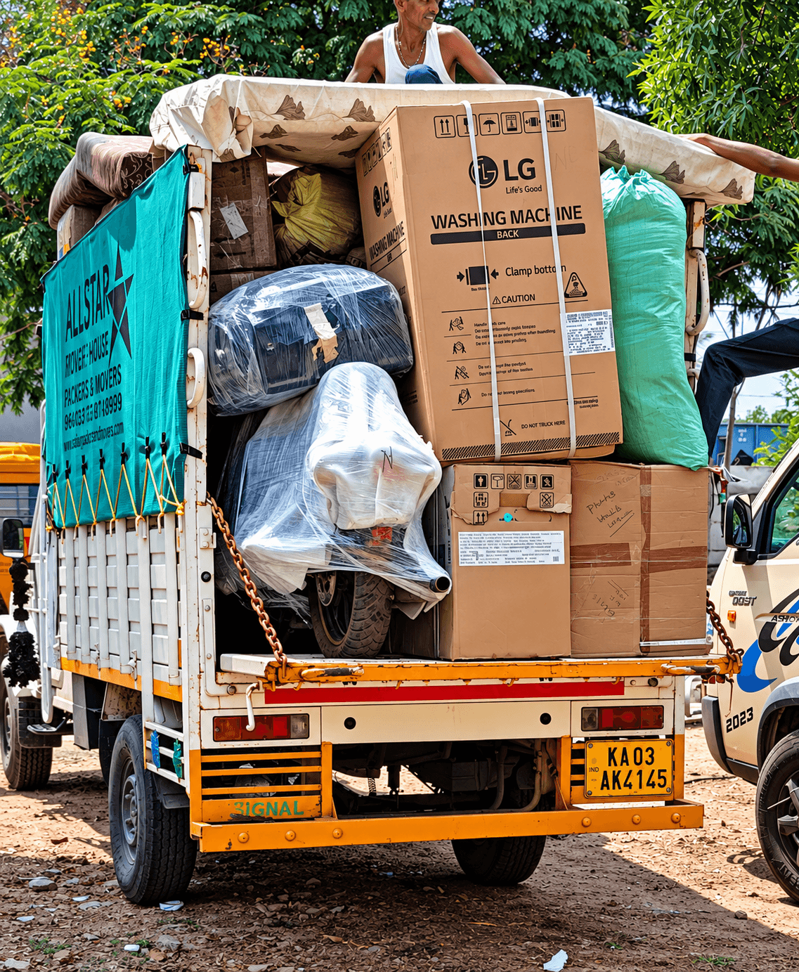 Truck loaded