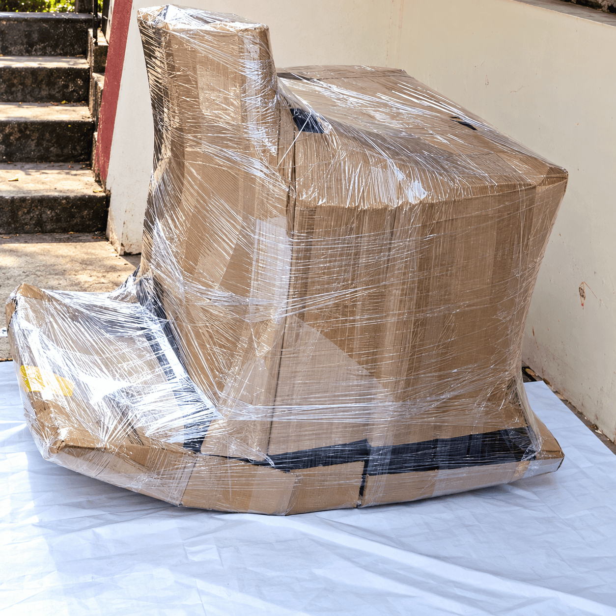 Wrapped chair