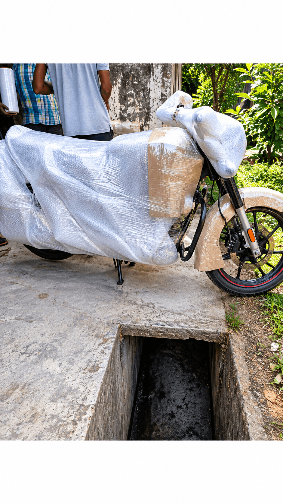 Wrapped bike