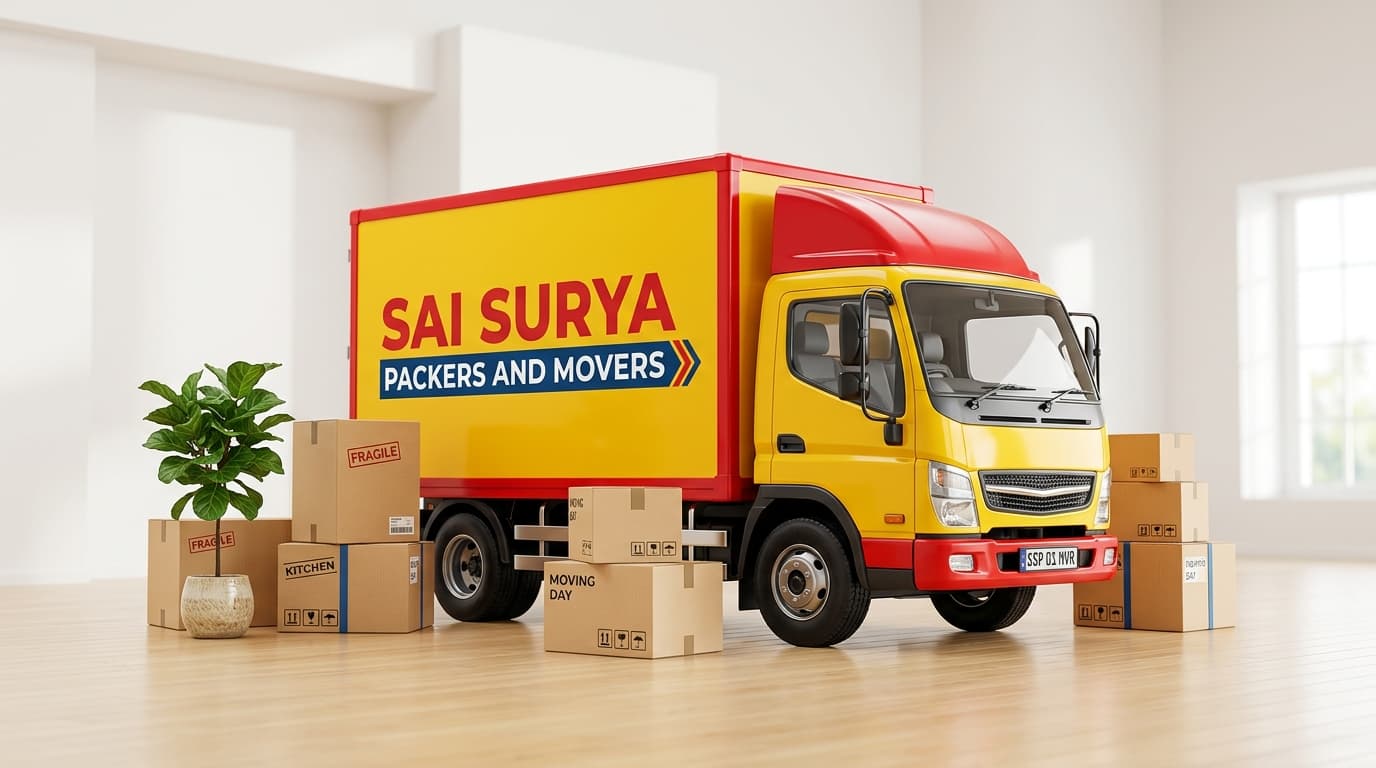 Moving truck ready for delivery