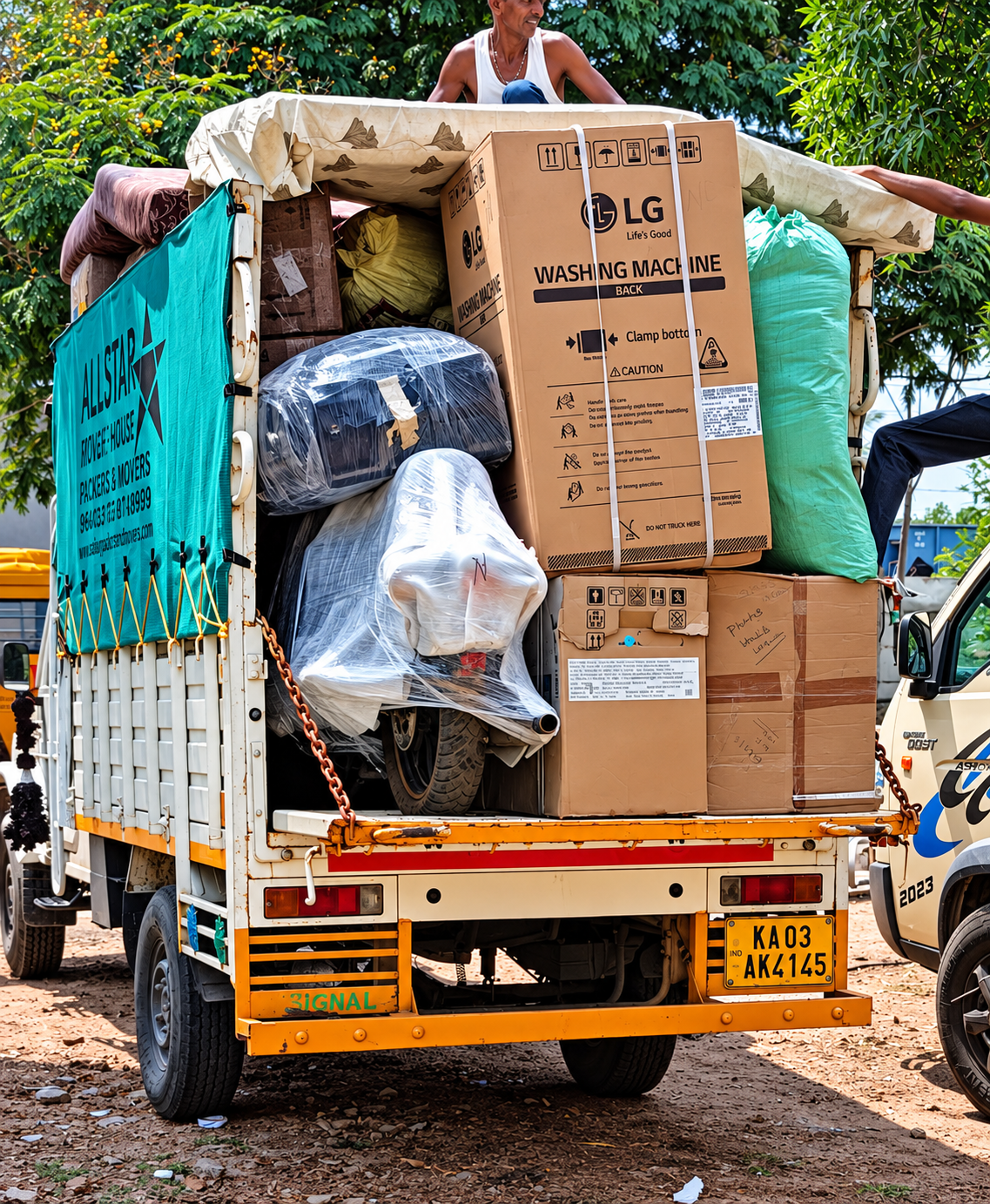 Truck loaded